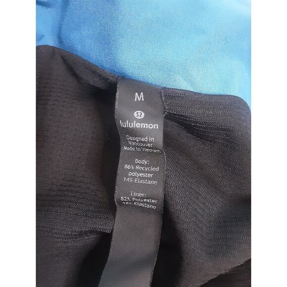 Lululemon Blue Lined Training Shorts Men’s Size M - Picture 4 of 4